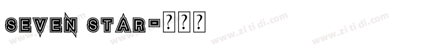 Seven Star字体转换